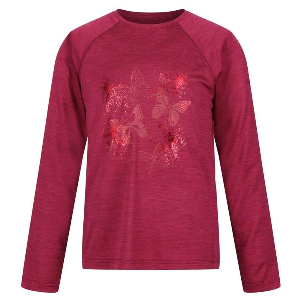 Regatta Girls Butterfly  T-Shirt / Rumba Red